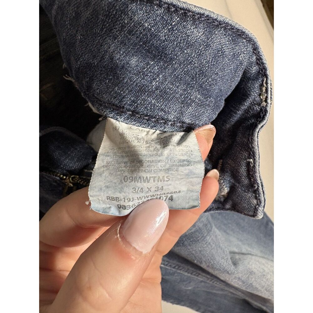 Womens Wrangler Blue Jeans 3 X 34